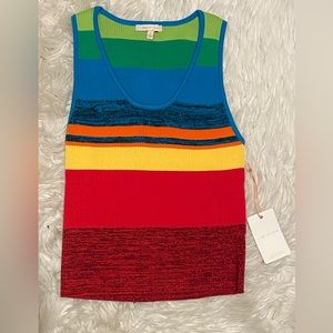 Multicolor tank top. Thicker material. New with tags! From VICI.